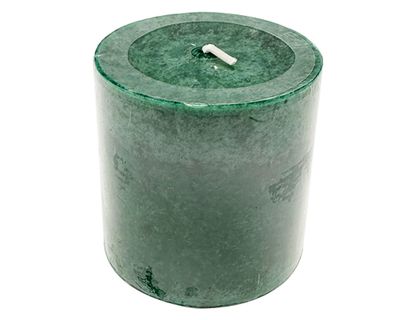 Vela Pilar mottle verde 7x6.8 cm