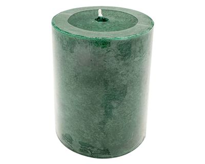 Vela Pilar mottle verde 9x6.8 cm