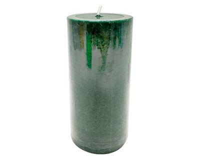 Vela Pilar mottle verde 15x6.8 cm