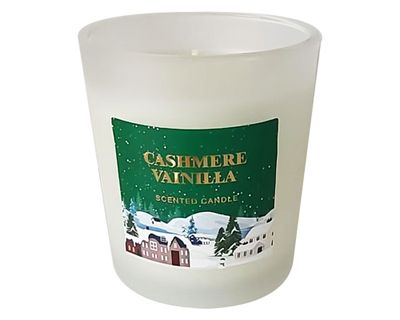 Vela con caja verde/blanco