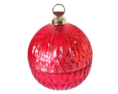 Vela esfera rojo 8 cm