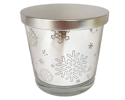 Vela tapa metálica 10 cm