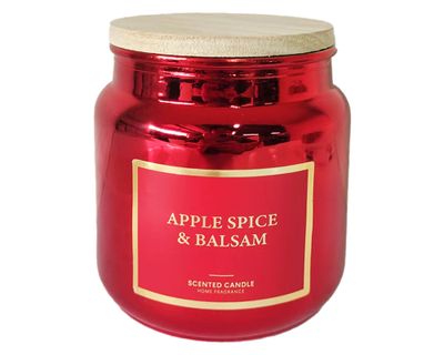 Vela tapa madera rojo 9.5 cm