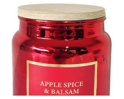 Imagen 2 del producto Vela tapa madera rojo 9.5 cm