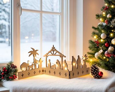 Imagen 2 del producto Pesebre plegable 15x42x1.2 cm