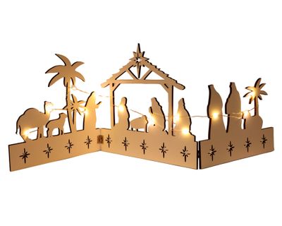 Pesebre plegable 15x42x1.2 cm