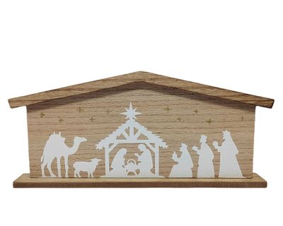 Pesebre Alargado 17x38x4 cm