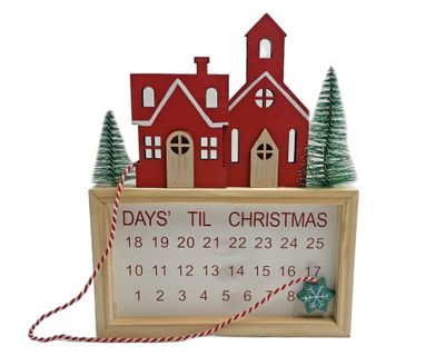 Imagen 1 del producto Calendario Casas 21x17x3 cm