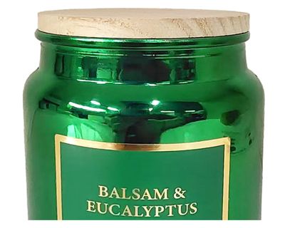 Imagen 2 del producto Vela tapa madera verde 9.5 cm