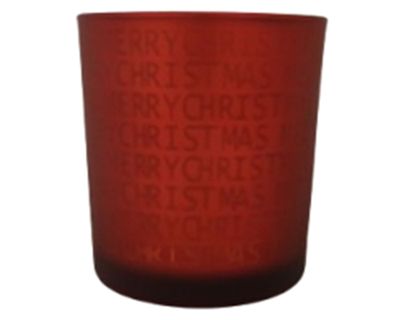 Portavela Empavonado rojo 7.5 cm