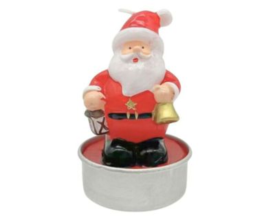 Imagen 2 del producto Vela T-light Santa 4 piezas