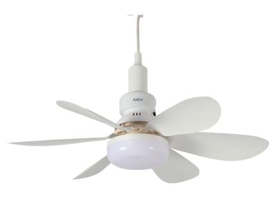 Lámpara con ventilador 40W blanco