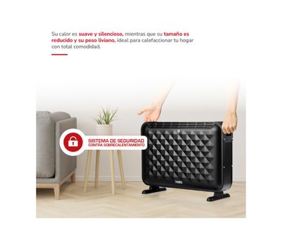 Imagen 2 del producto Convector eléctrico TH-CV52 2000W