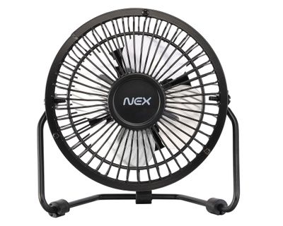 Ventilador USB negro 4''