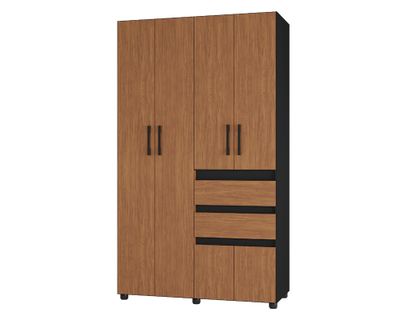 Clóset 4 puertas 2 cajones 200x120x50 cm