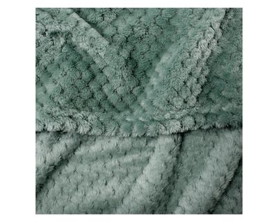 Imagen 2 del producto Frazada Popcorn verde 2 plazas