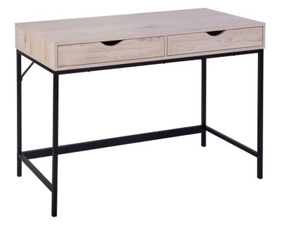 Imagen 2 del producto Escritorio Oregón negro/natural 2 cajones