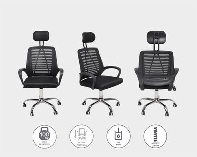 Imagen 2 del producto Silla ejecutiva Ulsan negro