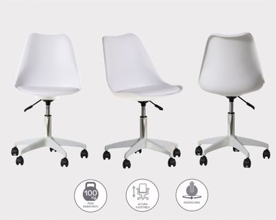 Imagen 2 del producto Silla PC Trend blanco