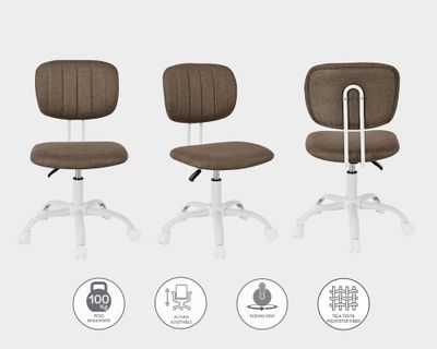 Imagen 2 del producto Silla PC Laria Moca