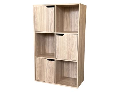 Imagen 2 del producto Estante Leo natural 3 puertas 3 espacios