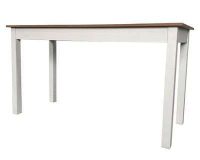 Imagen 2 del producto Mesa comedor Kilian blanco/natural 76x140x59 cm