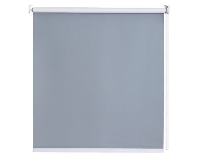 Cortina roller black out 160x165 cm gris