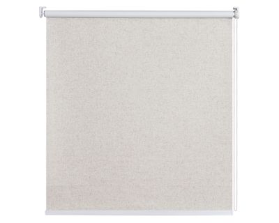 Cortina roller black out Textura lino 160x165 cm beige