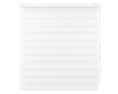Cortina roller dúo Zebra 160x250 cm blanco