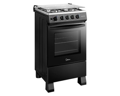 Imagen 2 del producto Cocina MFO-MG20TCSSLBK 4 quemadores gas licuado/natural negro