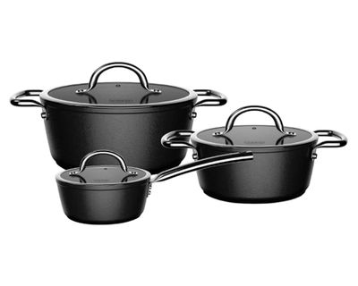 Set batería cocina Black 6 piezas