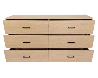 Imagen 2 del producto Cómoda Hill natural 6 cajones