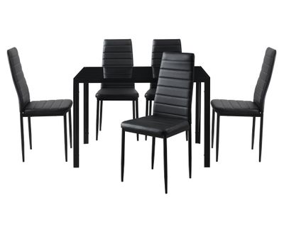 Imagen 2 del producto Comedor Bruno 4 sillas 75x110x70 cm