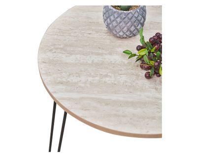 Imagen 2 del producto Set mesa centro natural/negro 2 piezas