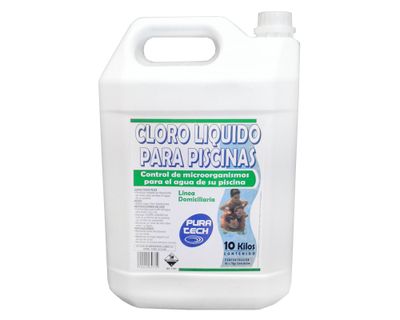 Imagen 1 del producto Cloro líquido piscina 10 kg Pura tech