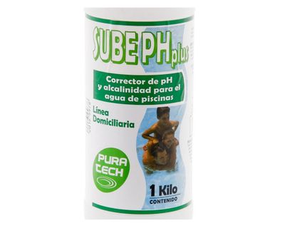 Imagen 2 del producto Sube pH plus piscina 1 kg Pura tech