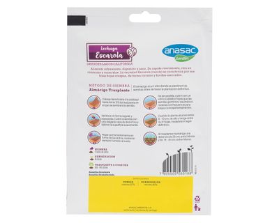 Imagen 2 del producto Semilla lechuga escarola 5 gr Anasac