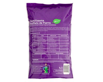 Imagen 2 del producto Fertilizante sulfato de fierro 1 kg