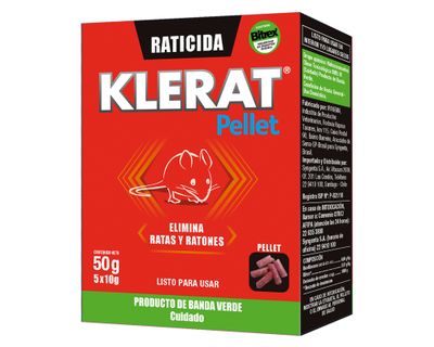 Raticida pellet gold 50 g klerat