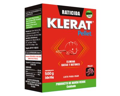 Raticida pellet gold 500 g klerat