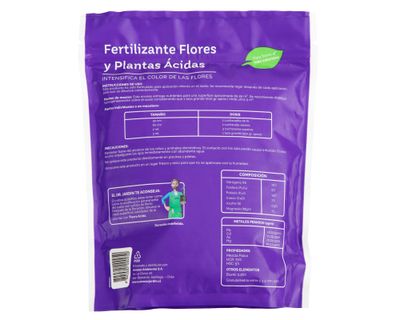 Imagen 2 del producto Fertilizante flores & plantas acidas 1 kg