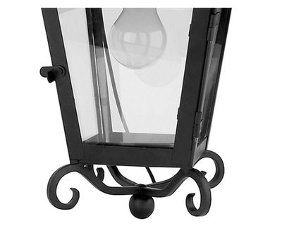 Imagen 2 del producto Farol pared 1L E27 Georgean negro Euro