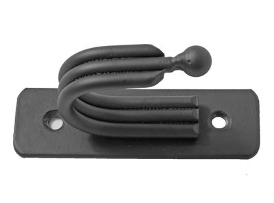 Imagen 2 del producto Toma cordon simple fierro negro