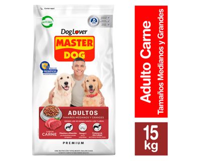 Alimento perro 15 kg carne Master Dog