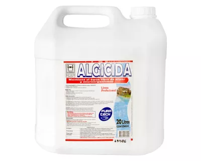 Alguicida piscina 20 litros línea profesional Pura tech