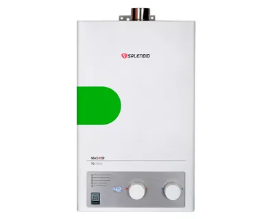 Calefont Ionizado 10 lt tiro forzado gas licuado