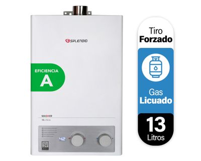 Imagen 2 del producto Calefont ionizado tiro forzado 13 litros gas licuado Master Splendid