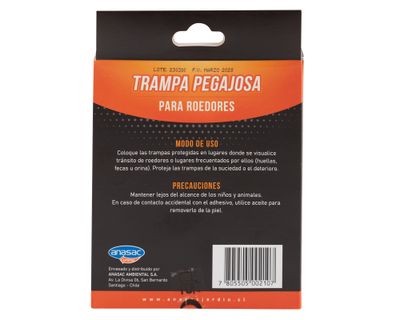 Imagen 2 del producto Trampa pegajosa roedores Eco 2 un