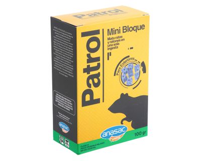 Imagen 2 del producto Raticida patrol Mini bloque 100 g