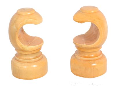 Soporte 28 mm techo miel 2 unidades Cotidiana